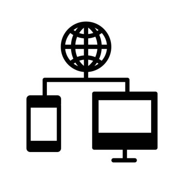 Kolayca düzenleyebilen veya düzenleyebilen Bilgisayar Vektörü simgesi