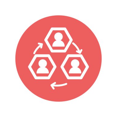 Kolayca düzenleyebilen veya düzenleyebilen İşbirliği Vektörü simgesi