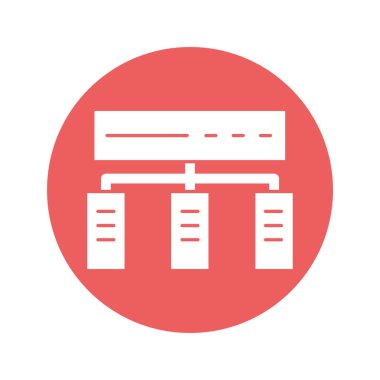 Kolayca düzenleyebilen ve düzenleyebilen Veri Sunucusu Vektörü simgesi