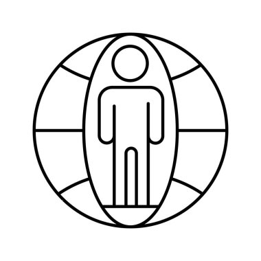 Kolayca düzenleyebilen ya da düzenleyebilen Avatar Vektör simgesi