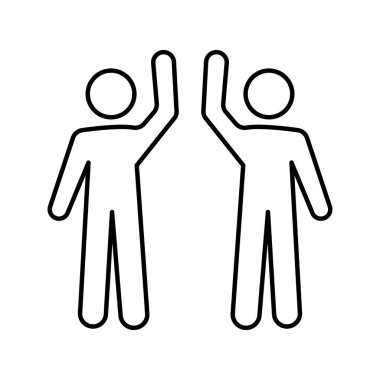 Kolayca değiştirebilen veya düzenleyebilen Rekabet Vektörü simgesi