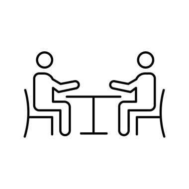 Kolayca düzenleyebilen ve düzenleyebilen Tablo Konuşma Vektörü simgesi