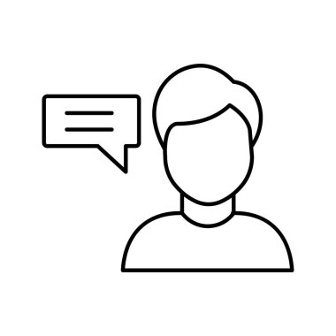 Kolayca düzenleyebilen ya da düzenleyebilen İletişim Vektörü simgesi