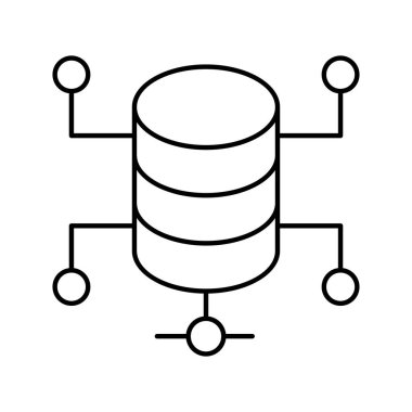 Kolayca düzenleyebilen veya düzenleyebilen Veri sunucu simgesi