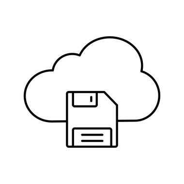 Kolayca değiştirebilen ya da düzenleyebilen Bulut Vektörü simgesi