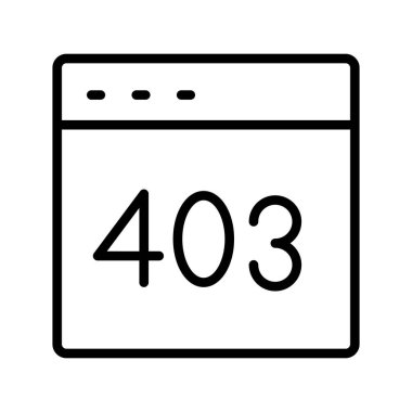 404 web sitesi Vektör simgesi kolayca düzenlenebilir ya da düzenlenebilir