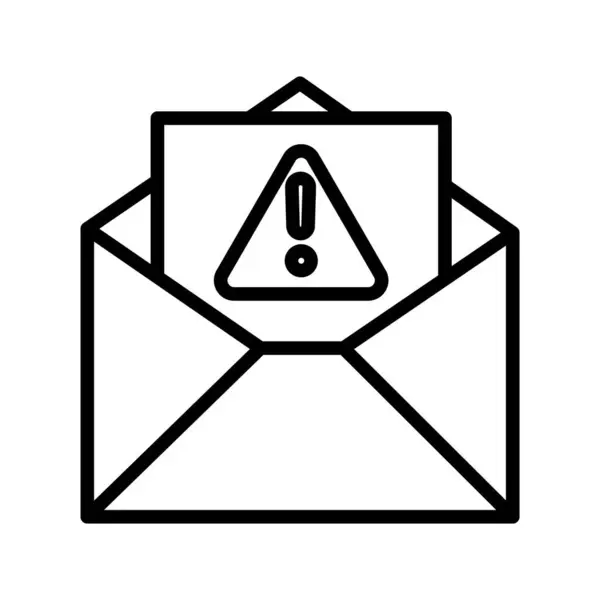 Zakelijke Mail Vector Pictogram Dat Gemakkelijk Kan Wijzigen Bewerken — Stockvector