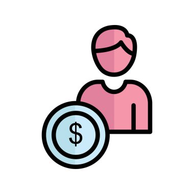 İş adamı, Vektör simgesi Kolayca düzenleyebilen