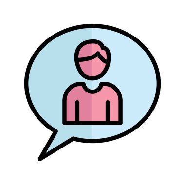 Kolayca düzenleyebilen ya da düzenleyebilen İletişim Vektörü simgesi