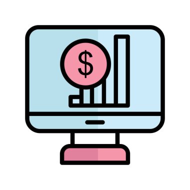 Kolayca düzenleyebilen ve düzenleyebilen Dolar Vektörü simgesi