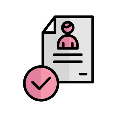 Kolayca düzenleyebilen Aday Vektör simgesi