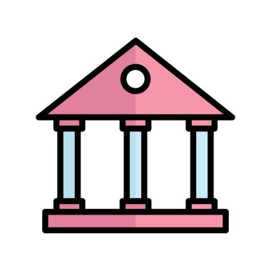 Kolayca düzenleyebilen ve düzenleyebilen Mimari Vektör simgesi