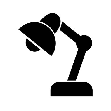 Kolayca düzenleyebilen ya da düzenleyebilen masa lambası vektörü simgesi