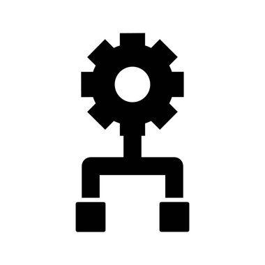 Kolayca değiştirebilen veya düzenleyebilen Gear Vektör simgesi