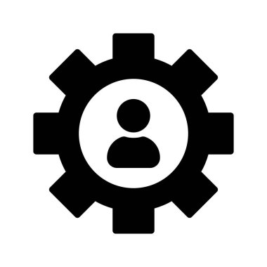 Profil ayarları Vektör simgesi kolayca düzenlenebilir ya da düzenlenebilir