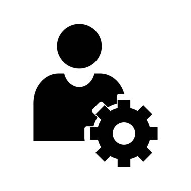 Profil ayarları Vektör simgesi kolayca düzenlenebilir ya da düzenlenebilir