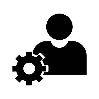 Profil ayarları Vektör simgesi kolayca düzenlenebilir ya da düzenlenebilir