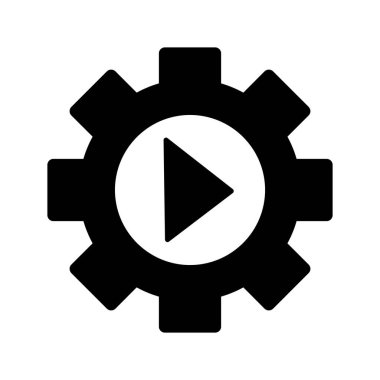 Kolayca düzenleyebilen ya da düzenleyebilen Cog Vektör simgesi