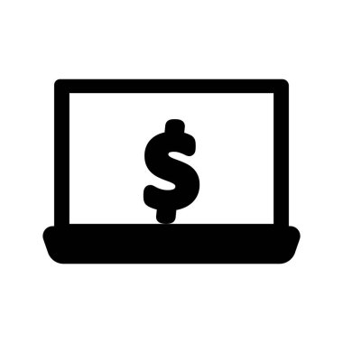 Kolayca düzenleyebilen ve düzenleyebilen Dolar Vektörü simgesi