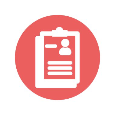 Kolayca değiştirebilen ya da düzenleyebilen Biodata Vektör simgesi