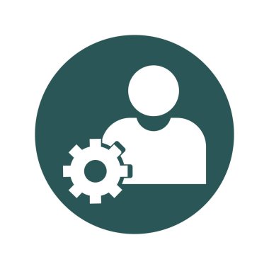 Profil ayarları Vektör simgesi kolayca düzenlenebilir ya da düzenlenebilir