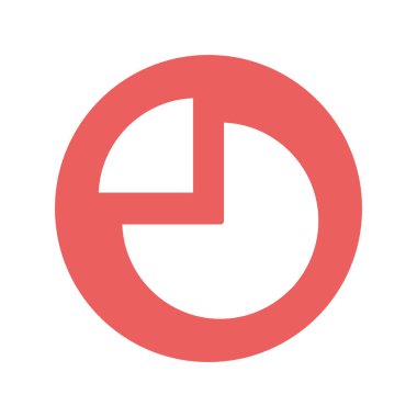 Kolayca düzenleyebilen ve düzenleyebilen dairesel grafik vektörü simgesi