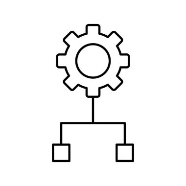 Kolayca değiştirebilen veya düzenleyebilen Gear Vektör simgesi