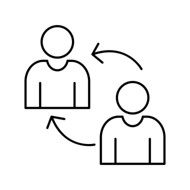 Kolayca düzenleyebilen veya düzenleyebilen İşbirliği Vektörü simgesi