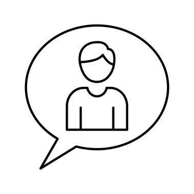 Kolayca düzenleyebilen ya da düzenleyebilen İletişim Vektörü simgesi