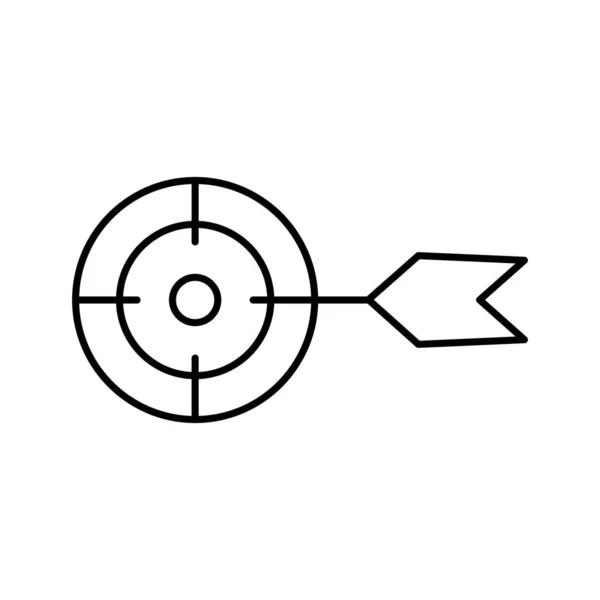 Icône Vectorielle Cible Qui Peut Facilement Modifier Modifier — Image vectorielle