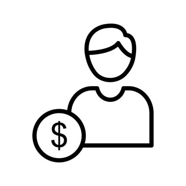 Kolayca düzenleyebilen ya da düzenleyebilen Muhasebeci Vektör simgesi