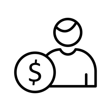 Kolayca düzenleyebilen ya da düzenleyebilen Muhasebeci Vektör simgesi