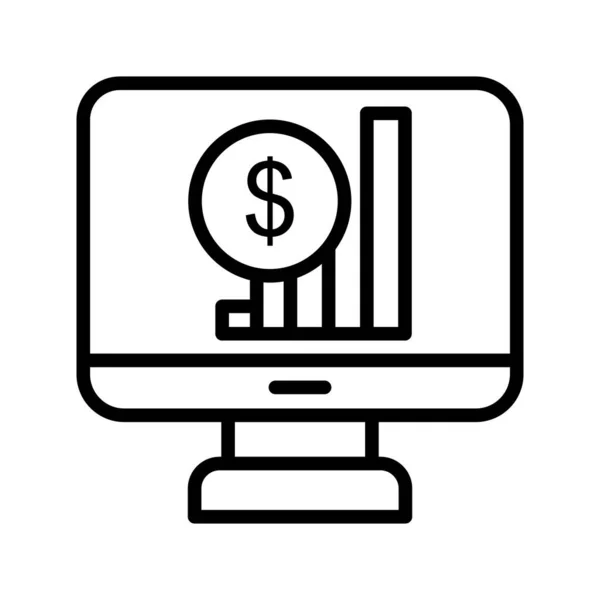 Dollar Vector Icono Que Puede Modificar Editar Fácilmente — Vector de stock