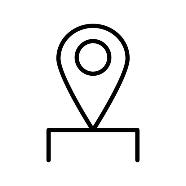 Locatiemarkering Vectorpictogram Dat Gemakkelijk Kan Wijzigen Bewerken — Stockvector