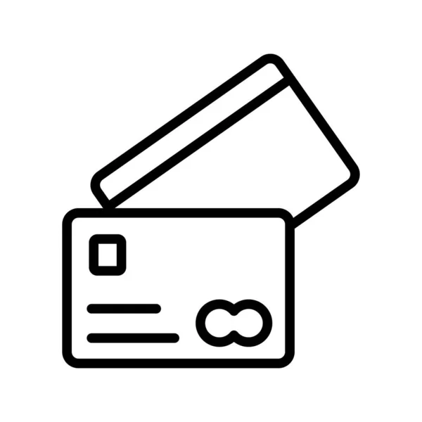 Atm Card Vector Icon Which Can Easily Modify Edit — Stock Vector