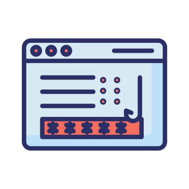 Kolayca değiştirebilen ya da düzenleyebilen internet parola simgesi