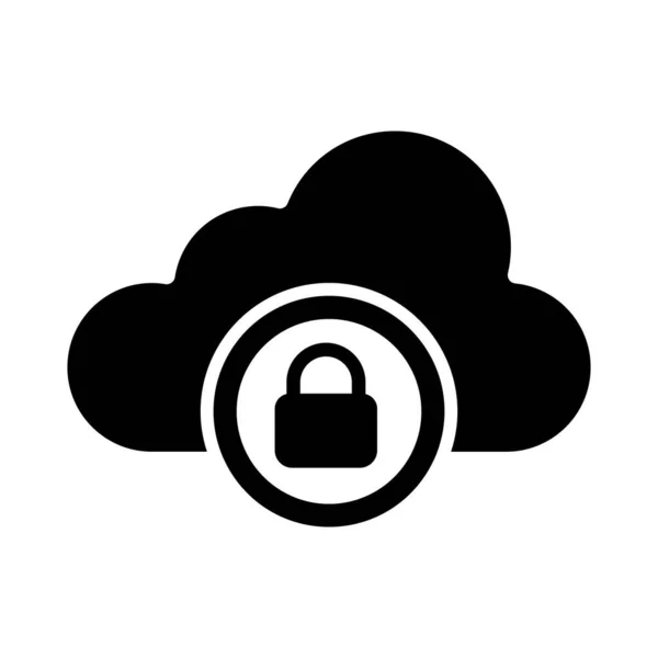 Icono Protección Nube Que Puede Modificar Editar Fácilmente — Vector de stock