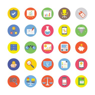 Bankacılık düz vektör simgesi