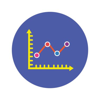Growth chart Vector Icon which can be easily modified or edit