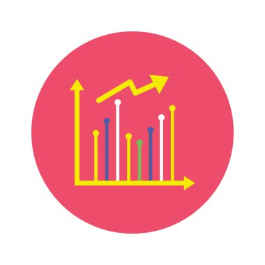 Analytics Vector Icon which can be easily modified or edit