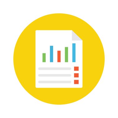 Business report Vector Icon which can be easily modified or edit