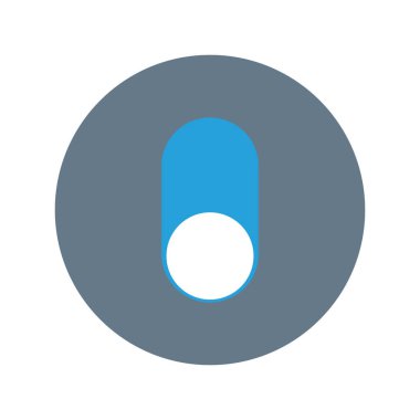 Toggle button Icon Vector  which can be easily modified or edit