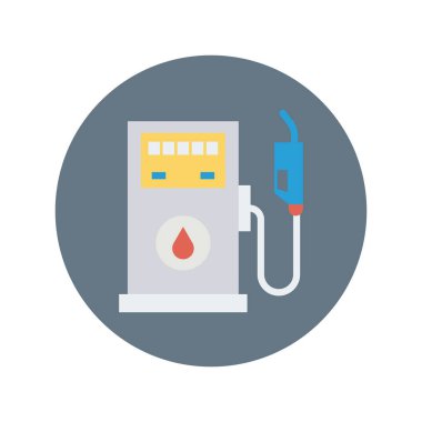 Filling station Icon Vector which can be easily modified or edit