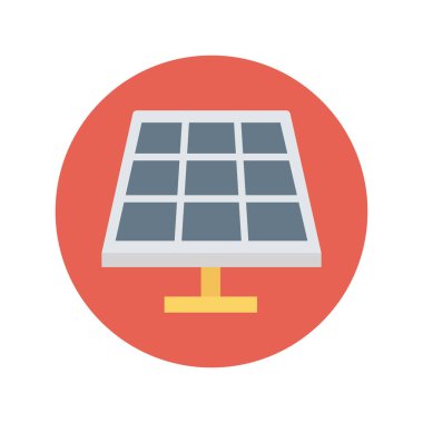 solar palette Icon Vector which can be easily modified or edit