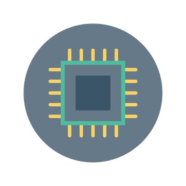 Computer chip Icon Vector which can be easily modified or edit