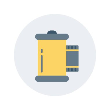 Camera reel Icon Vector which can be easily modified or edit
