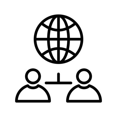 Kolayca değiştirilebilen ya da düzenlenebilen Genel İletişim Simgesi vektör simgesi