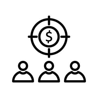 Yatırımcı vektör simgesi kolayca değiştirilebilir veya düzenlenebilir