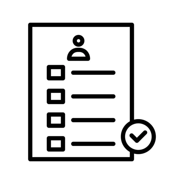 Application Confirmation Vector Icon Which Can Easily Modified Edit — Stock Vector