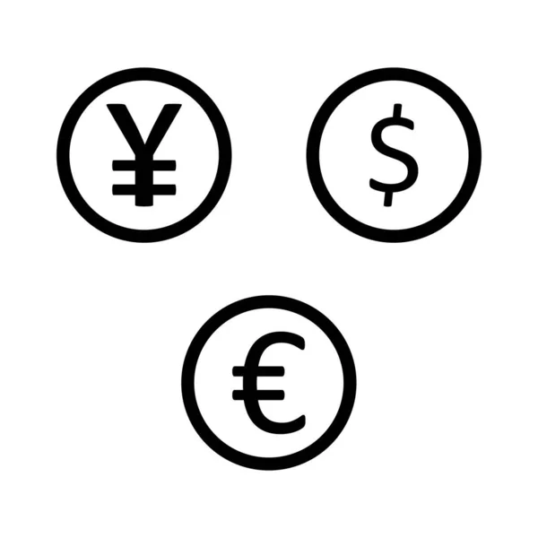 Currency Exchange Vector Icon Which Can Easily Modified Edit — Stock Vector